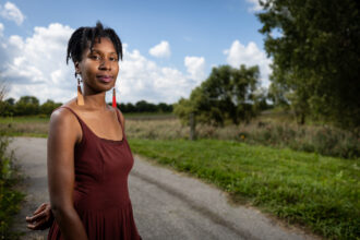 Maya Etienne at the Little Calumet River Prairie and Wetlands Nature Preserve, in Gary, IN. on Wednesday, Sept. 13, 2022. Credit: Vincent D. Johnson