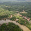 An aerial view of the quilombola community of São João on the Itacuruçá River in Abaetetuba, Pará, Brazil. Credit: Cícero Pedrosa Neto