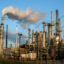 Smoke billows from a chemical plant in the "cancer alley" area Oct. 12, 2013. Credit: Giles Clarke/Getty Images