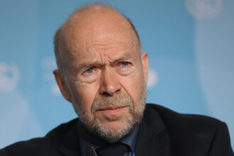 Climate scientist and activist James Hansen attends a press conference at the COP 23 United Nations Climate Change Conference on November 6, 2017 in Bonn, Germany. Credit: Sean Gallup/Getty Images