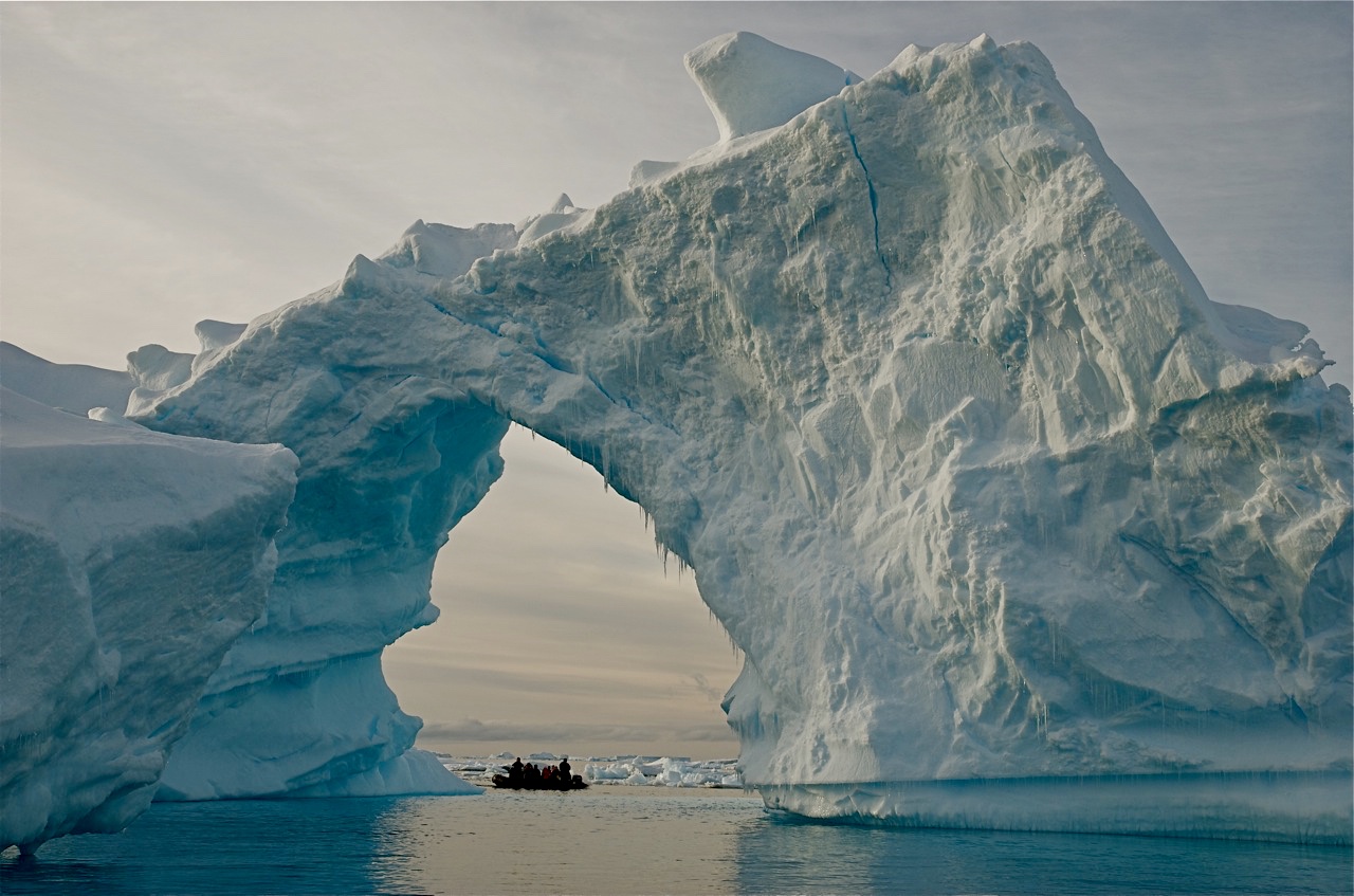 In Earth's geological past, surges of icebergs in the Arctic have been linked with sudden and almost simultaneous warming in Antarctica. Scientists say climate connections between the poles have important implications for the modern era of global warming, and that there may be unexpected impacts. Credit: Bob Berwyn