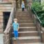 Arthur Steubing, 3, and his sister, Vesper Steubing 5, standing outside their family's home in New York last week, wearing masks to protect themselves from wildfire smoke from Canada that was blanketing the city. Credit: Wilhelmina PeragineArthur Steubing, 3, and his sister, Vesper Steubing 5, standing outside their family's home in New York last week, wearing masks to protect themselves from wildfire smoke from Canada that was blanketing the city. Credit: Wilhelmina Peragine