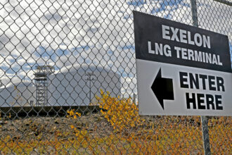 Everett LNG Marine Terminal on Oct. 31, 2022 in Everett, Massachusetts. Credit: Matt Stone/MediaNews Group/Boston Herald via Getty Images