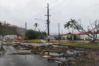 Damage from Typhoon Mawar in Guam. Credit: Joshua DuFrane/FEMA